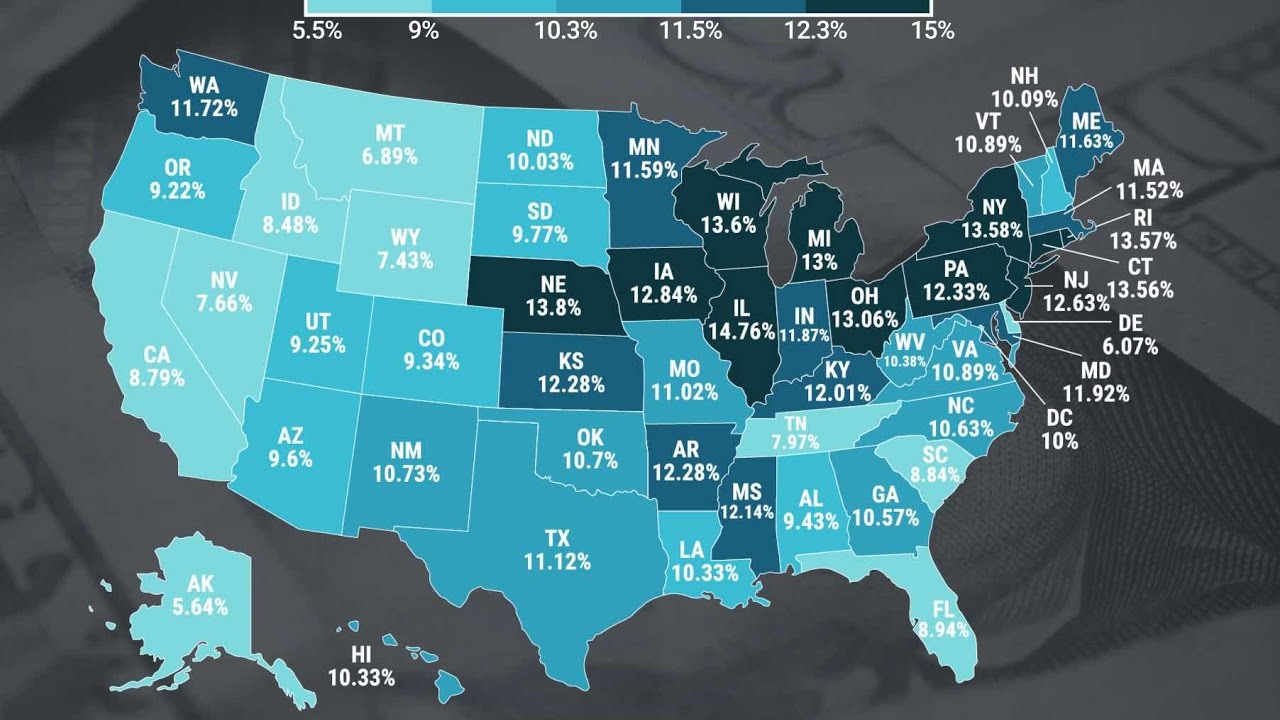 These are the states you should live in to pay the least taxes