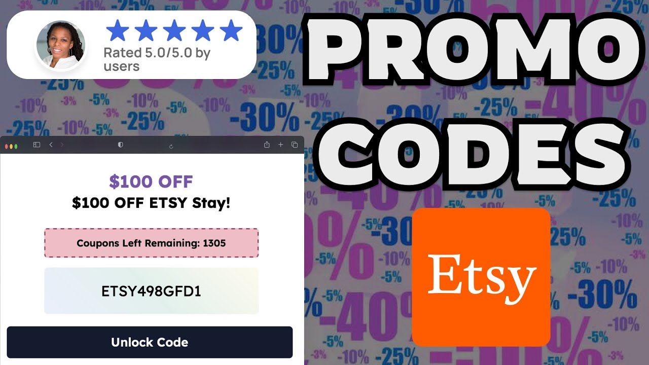 Etsy Promo Code 2025: NEW Working Discount Codes & Coupons (Save Up to $100)