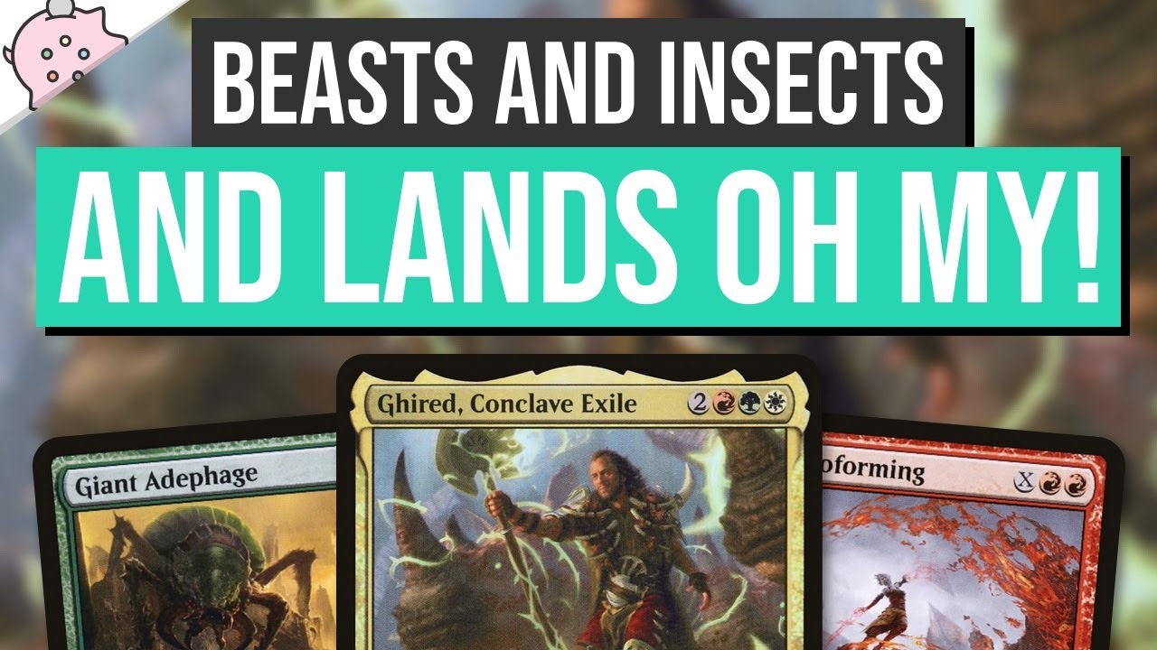 Beasts and Insects and Lands Oh My! | Ghired Conclave Exile | Budget Commander Deck Tech | EDH | MTG