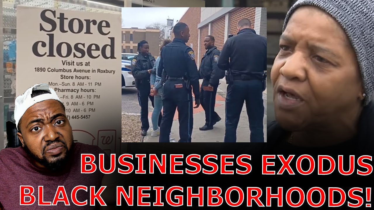 Black Boston Residents PROTEST Over Walgreens CLOSING DOWN STORES In Black Neighborhoods Across City