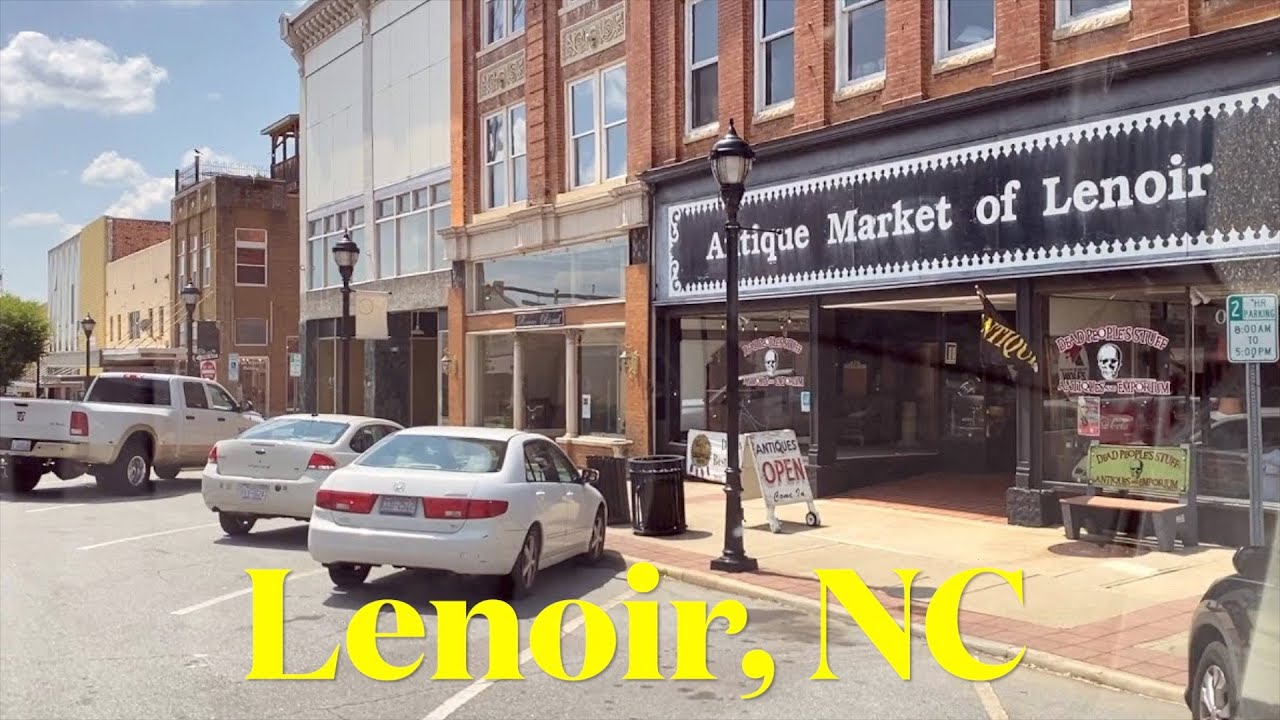 Whatchamacallit Tour of The Lenoir, NC, Town Center - I'm visiting every town in North Carolina