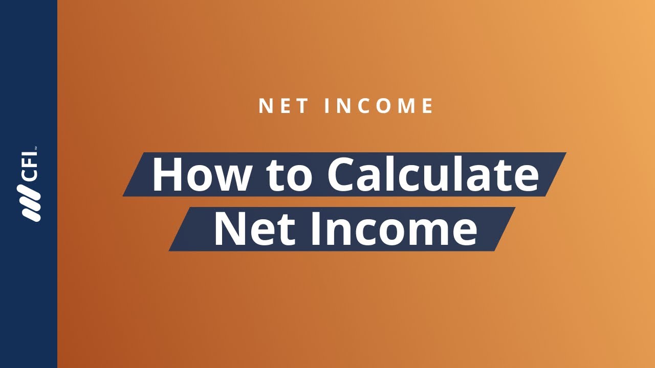 How To Calculate Net Income