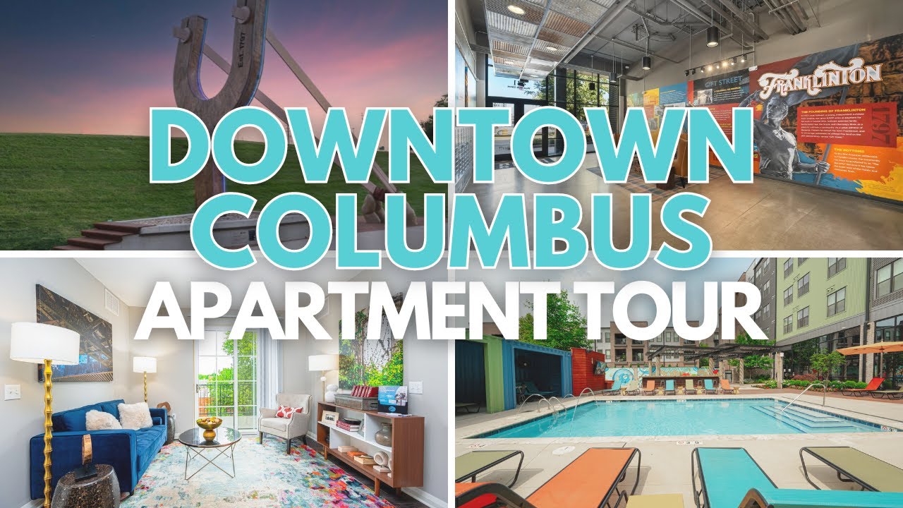 Discover these artistic & walkable apartments in Downtown Columbus! #columbusohio #apartmenttour