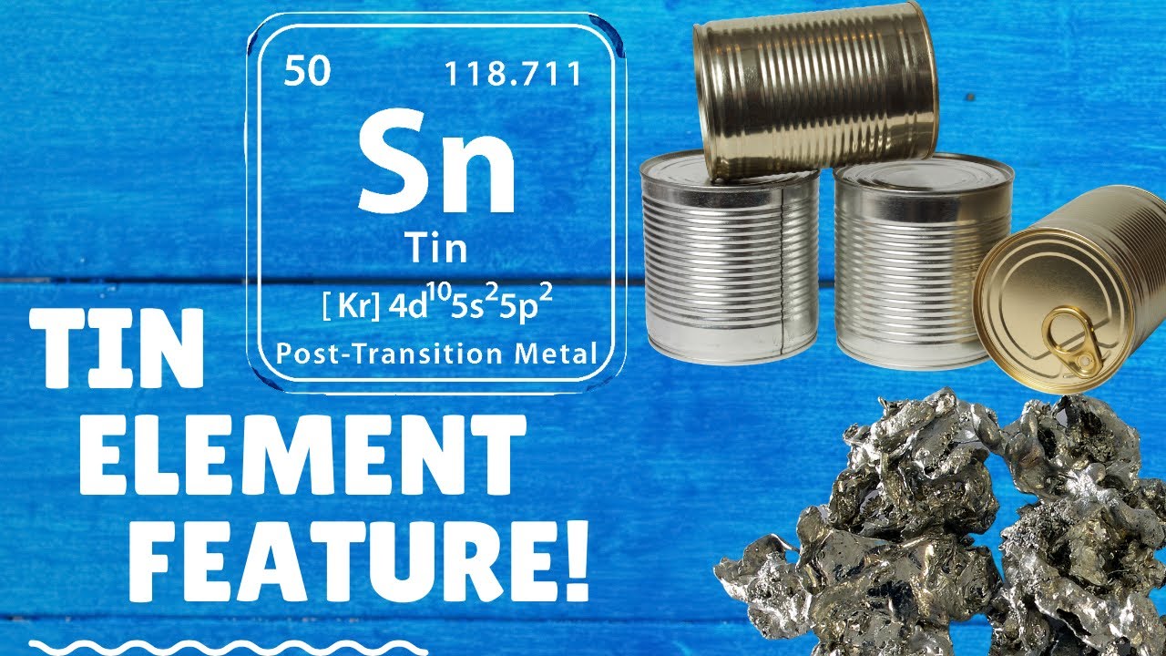 All the facts on the element TIN Sn. Science rocks!