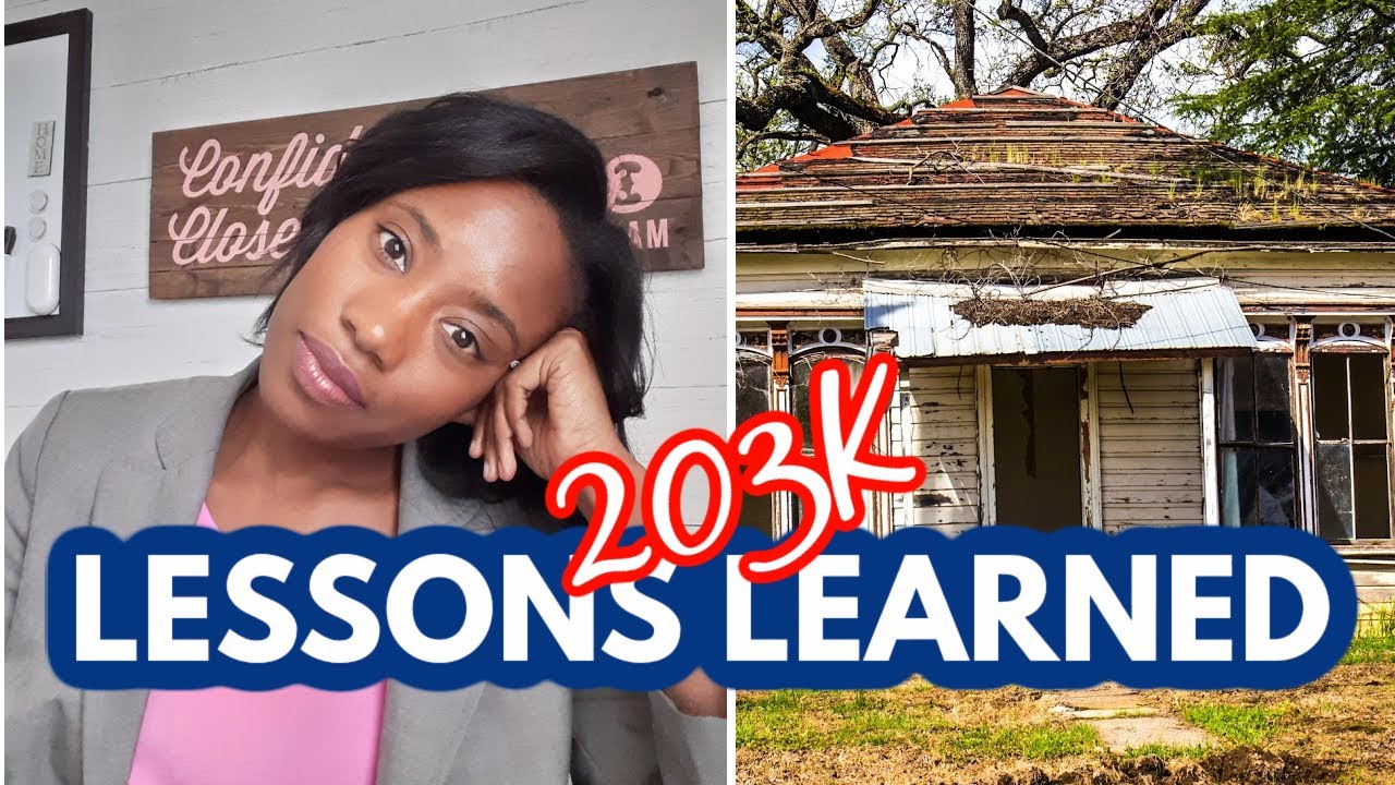 FIXER UPPPER - FHA 203K Rehab Loan | LESSONS LEARNED