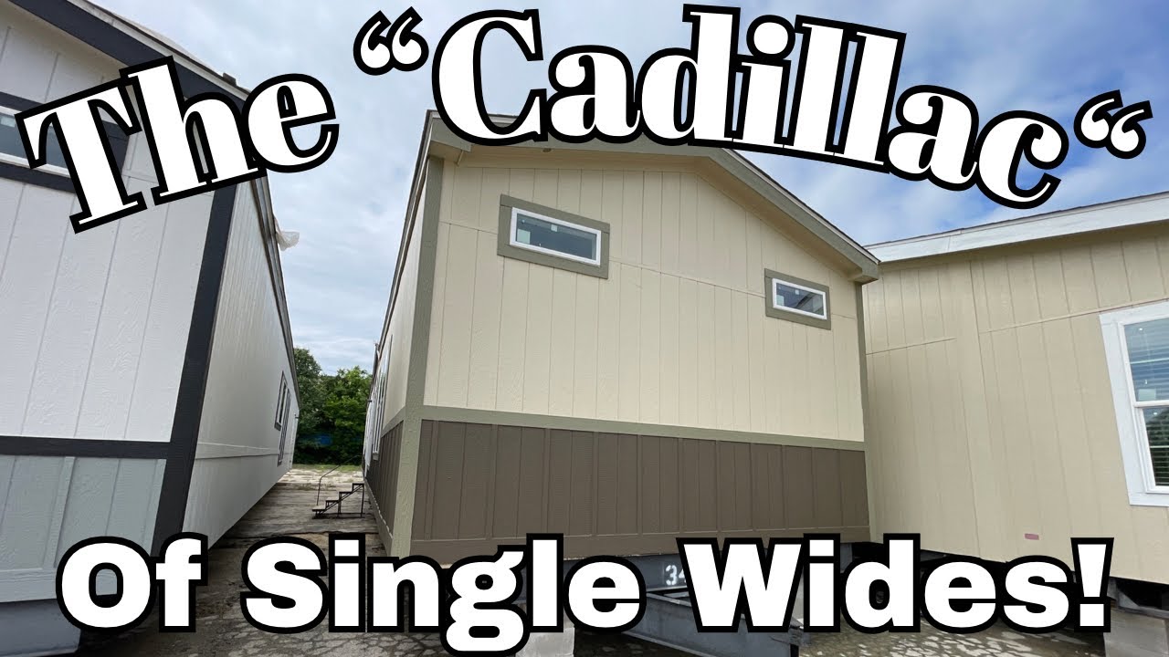 The Cadillac Of SINGLE WIDE Mobile Homes Complete w/ 2 Master Suites!