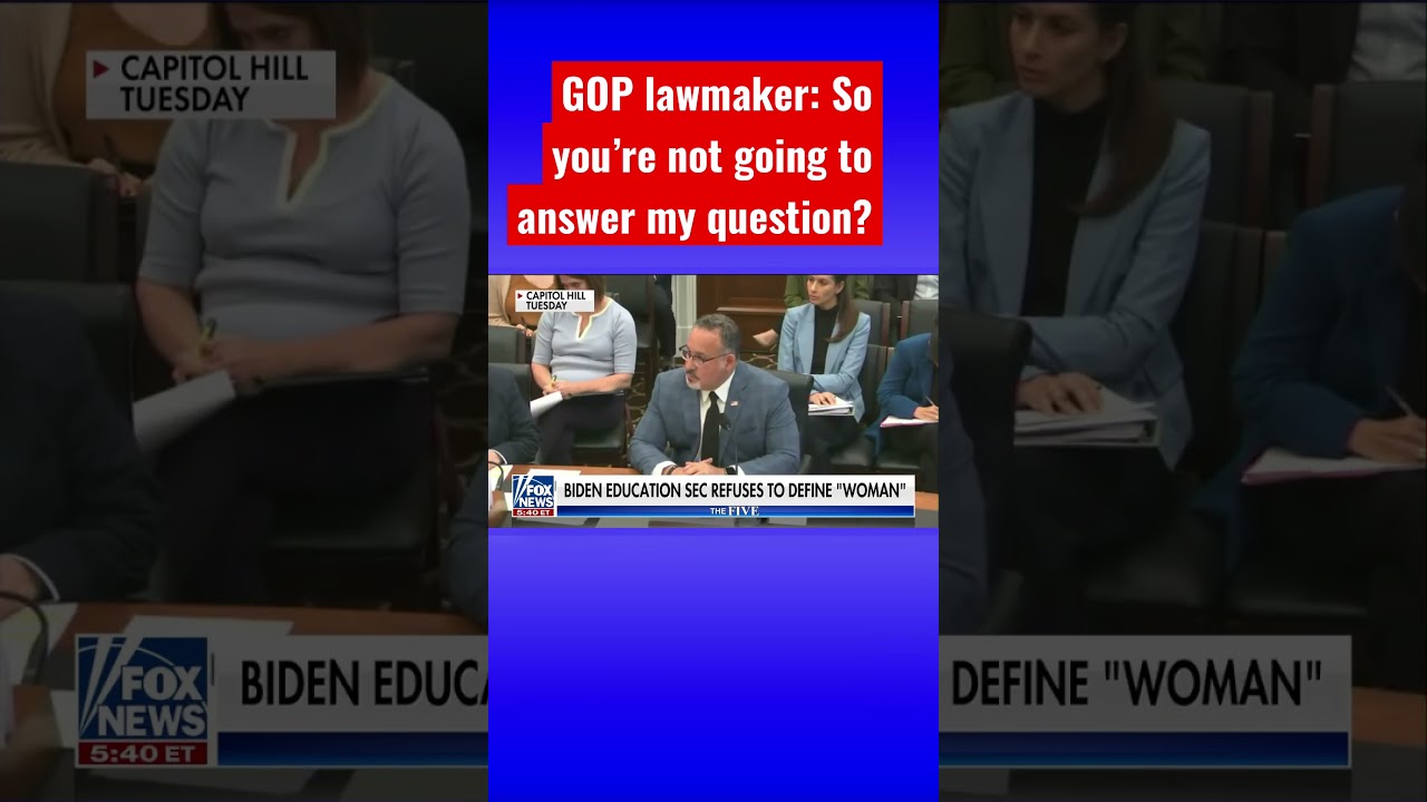 Biden official refuses to define ‘what is a woman’ #shorts