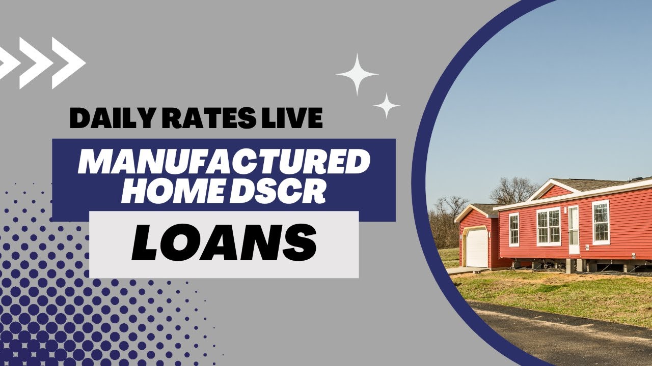 Daily Mortgage Rates LIVE with The Mortgage Calculator 1/17/23 - Manufactured Home DSCR Mortgages