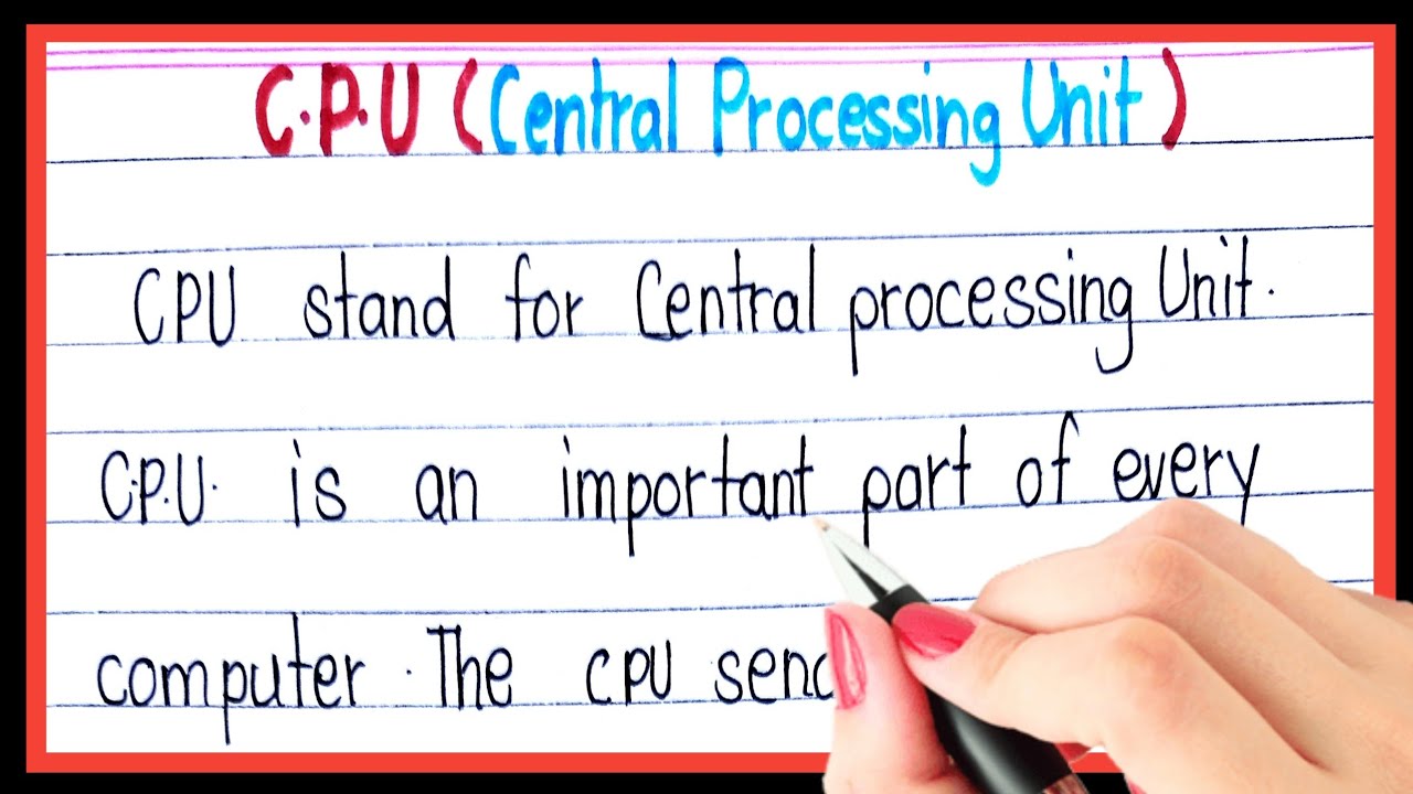 Definition of CPU | What is central processing unit | Cpu kise kahate hain