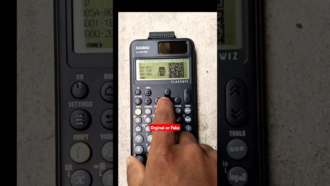 casio fx 991cw calculator. orginal or fake. online check #shorts #facts #orginal #calculator #love
