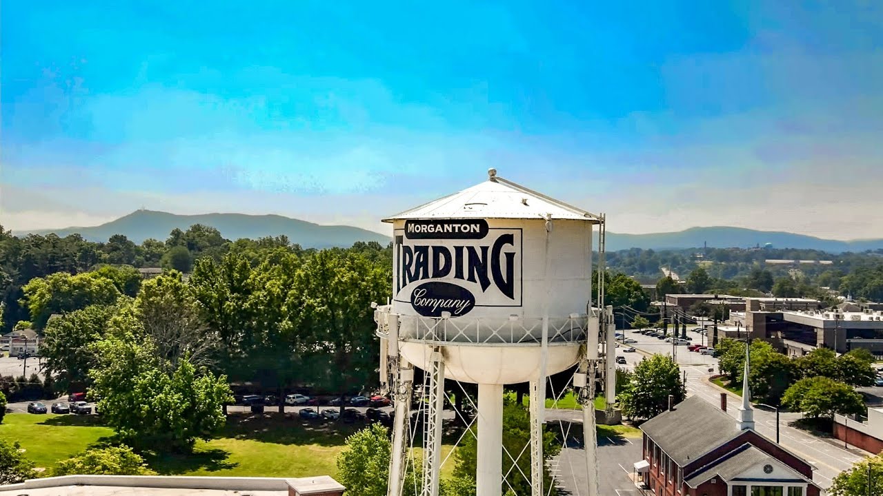 The Town of Morganton, NC | 4K Drone Footage