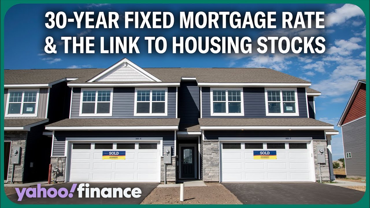 Real Estate: 30-year fixed mortgage rate and the link to housing stocks