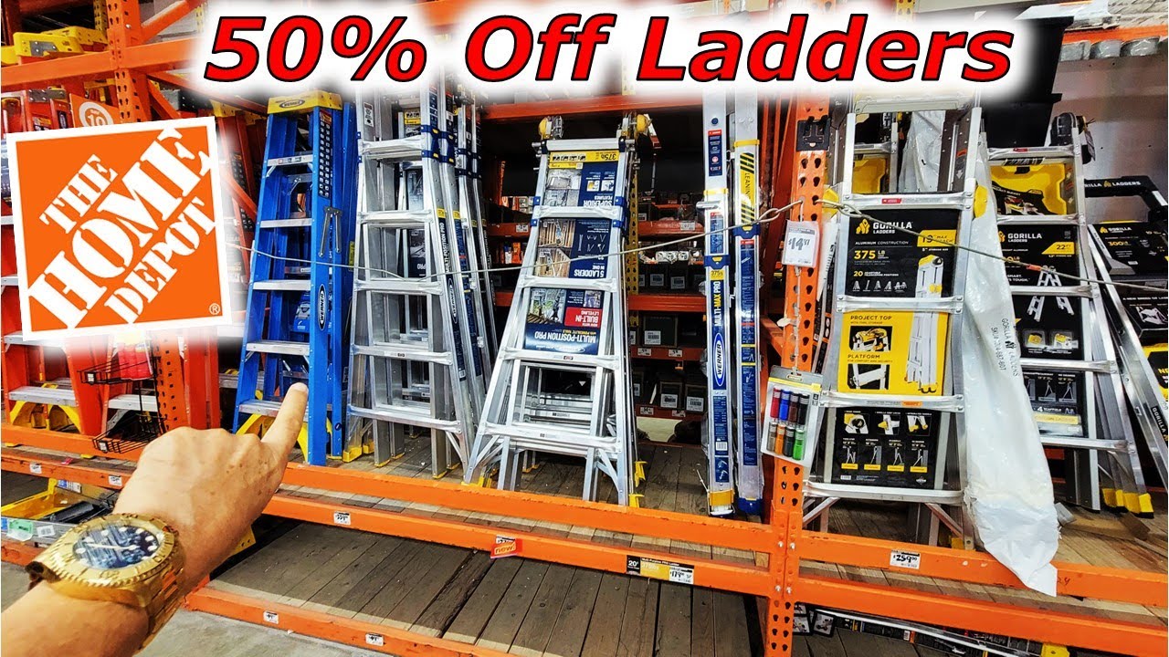 50% Off Ladders Home Depot! New Black Friday Deals