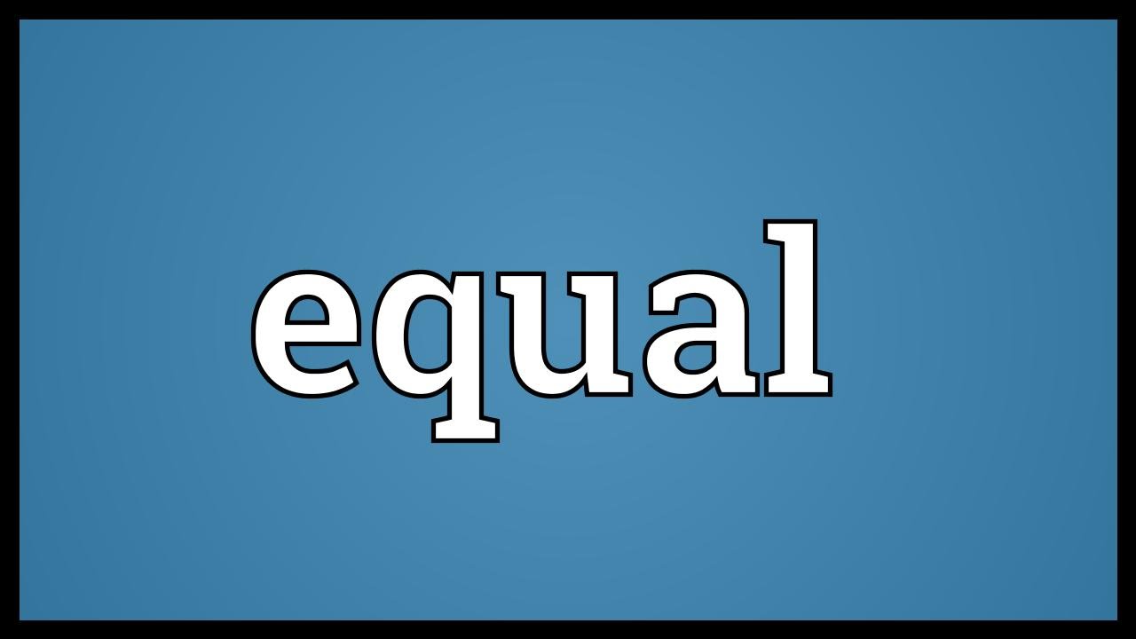 Equal Meaning