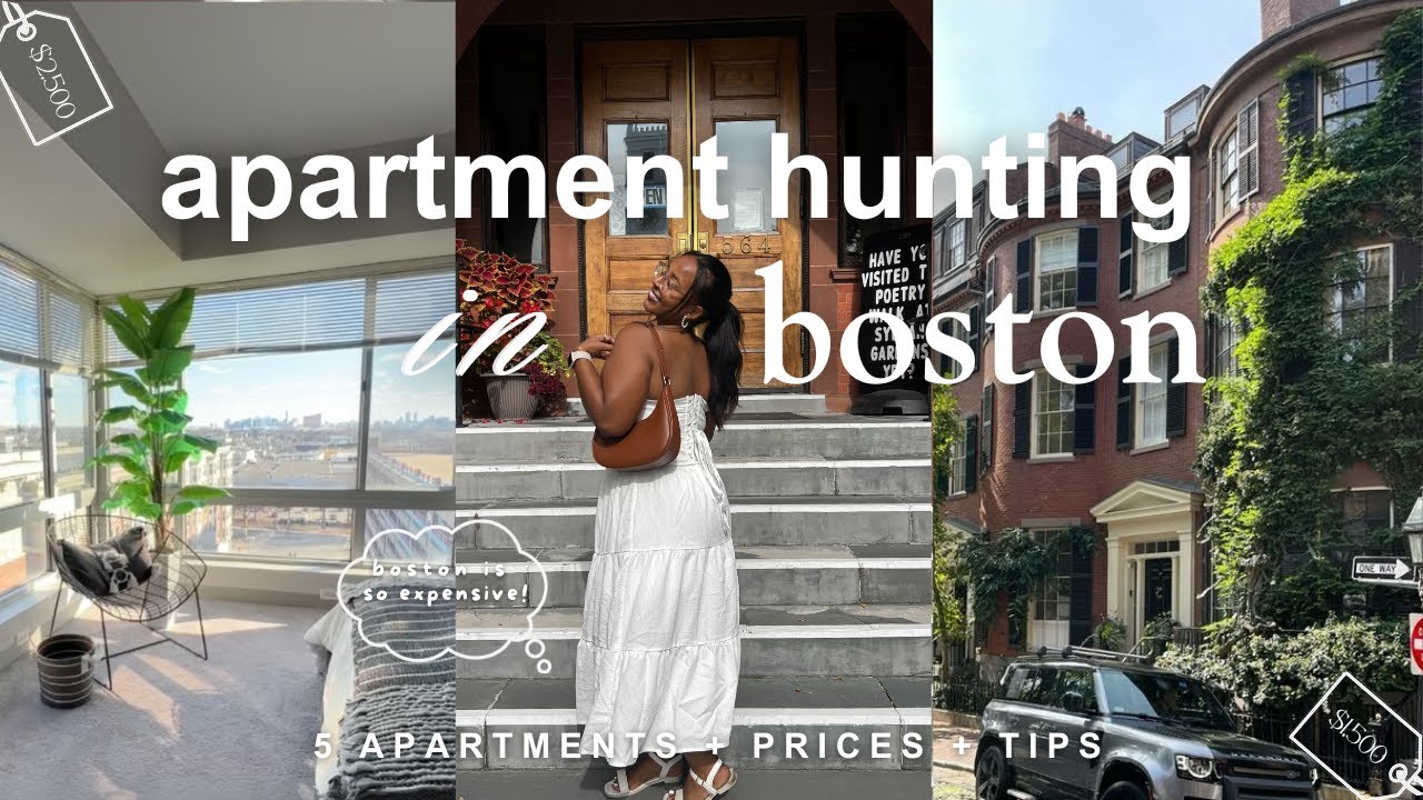 APARTMENT HUNTING IN BOSTON | touring 5 apartments with rent prices