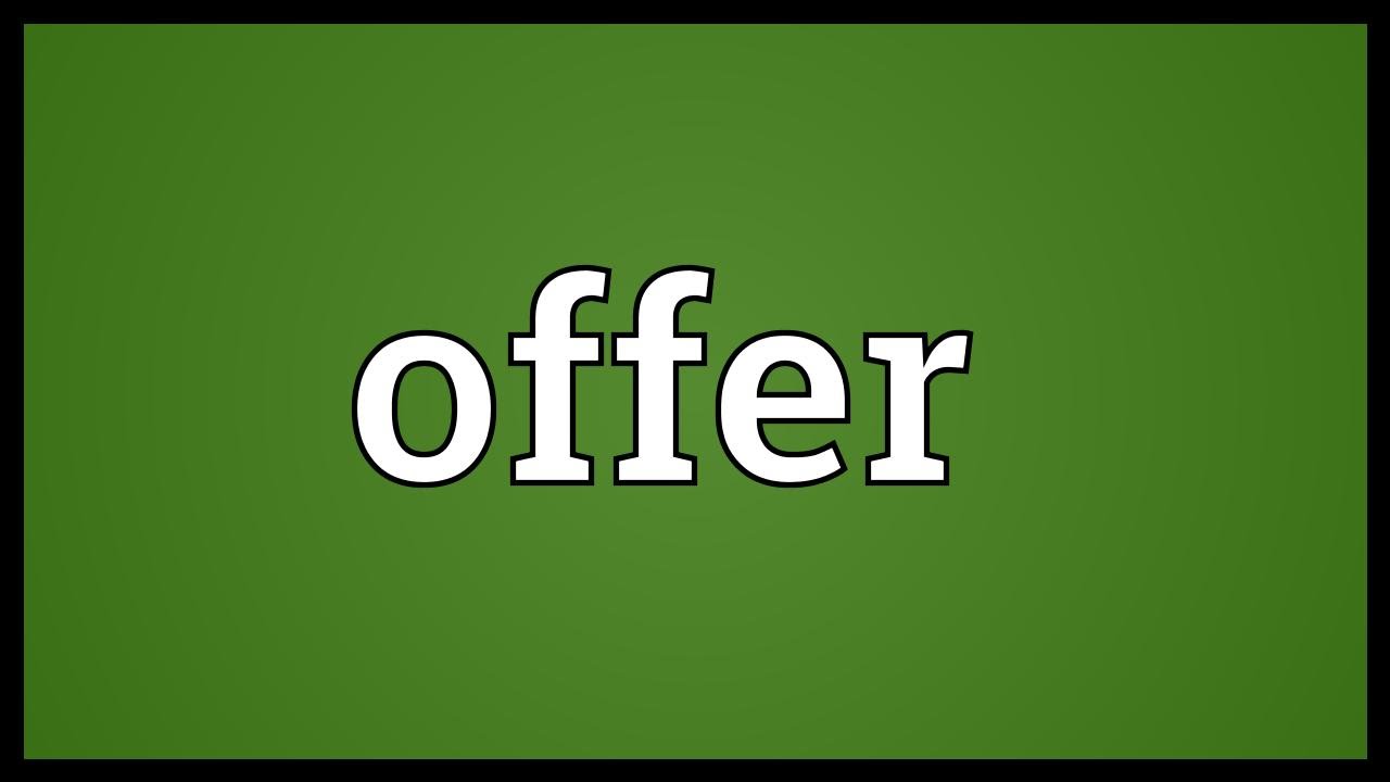 Offer Meaning