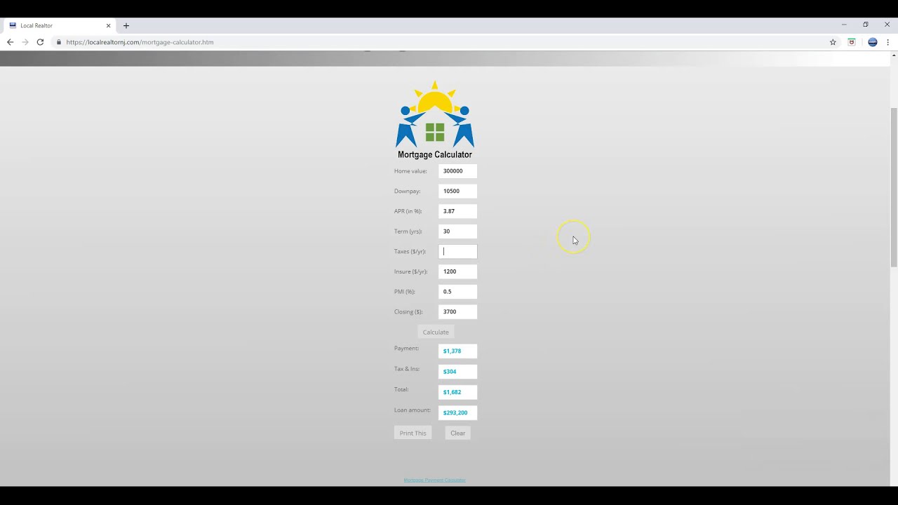 How to use a Mortgage Calculator with MIP/PMI