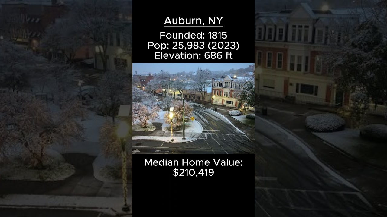 Random US Towns: Auburn, NY #shorts