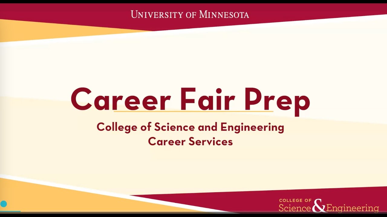 Preparing for the UMN CSE Career Fair - Fall 2023