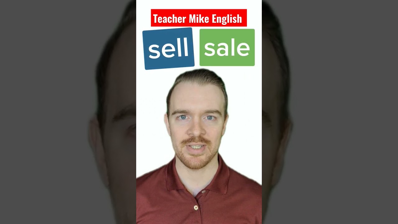 How to pronounce SELL (verb) and SALE (noun) in English