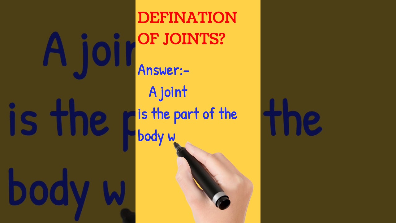 Definition of Joints? /#shorts /#definition .