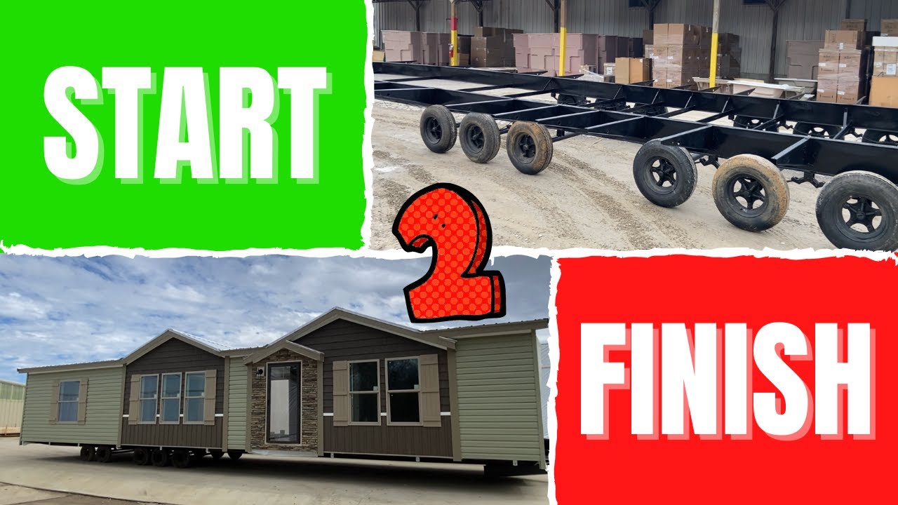 HERE'S HOW MOBILE HOMES ARE BUILT! Start to finish manufacturing plant tour! Winston Homebuilders