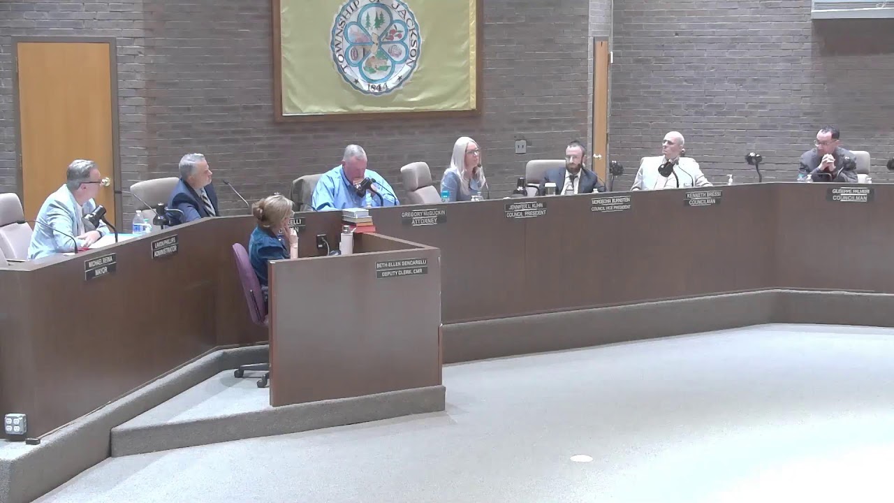 Jackson Township Council Meeting 08262025