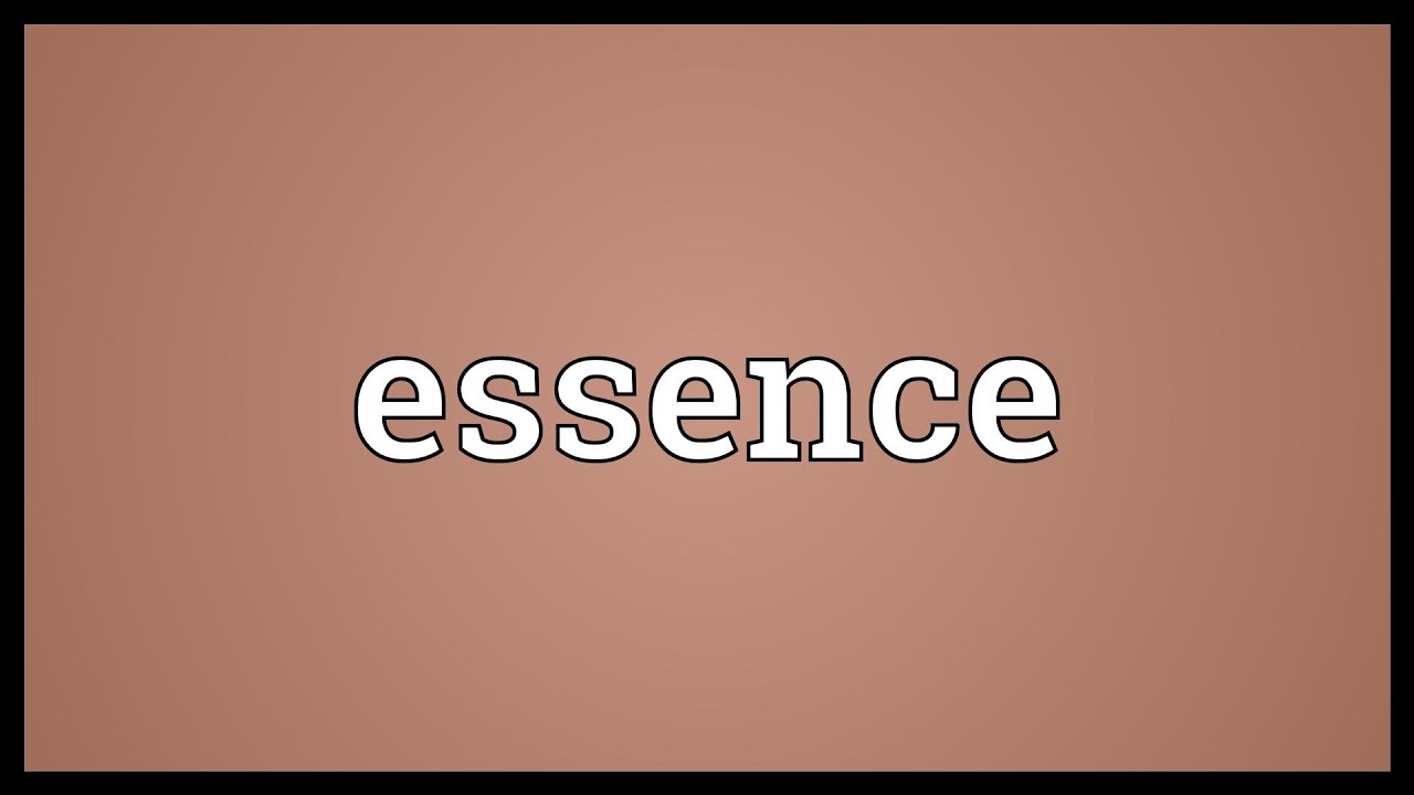 Essence Meaning