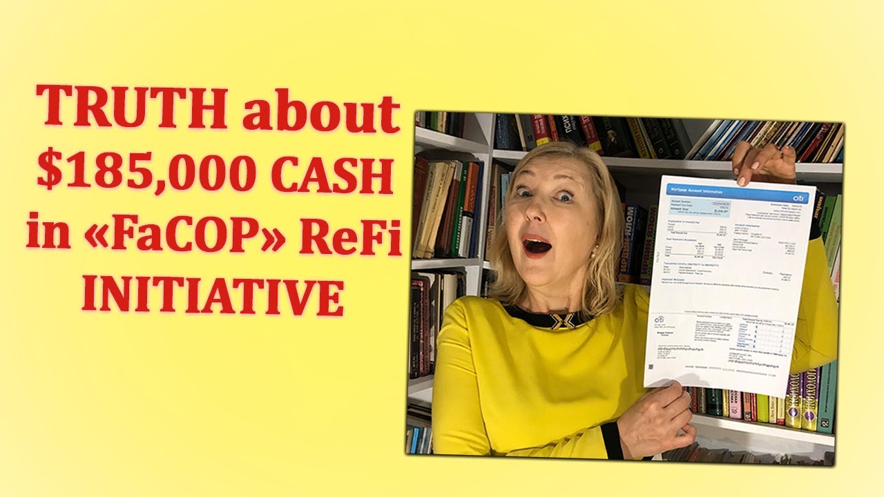Government Insured FaCOP Refi Initiative And You Can Get Up To $185,000 Cash - Is This Offer Legit?