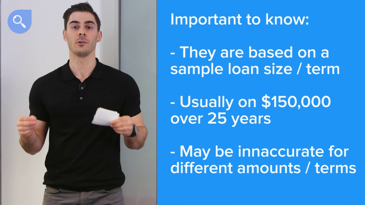 How comparison rates work