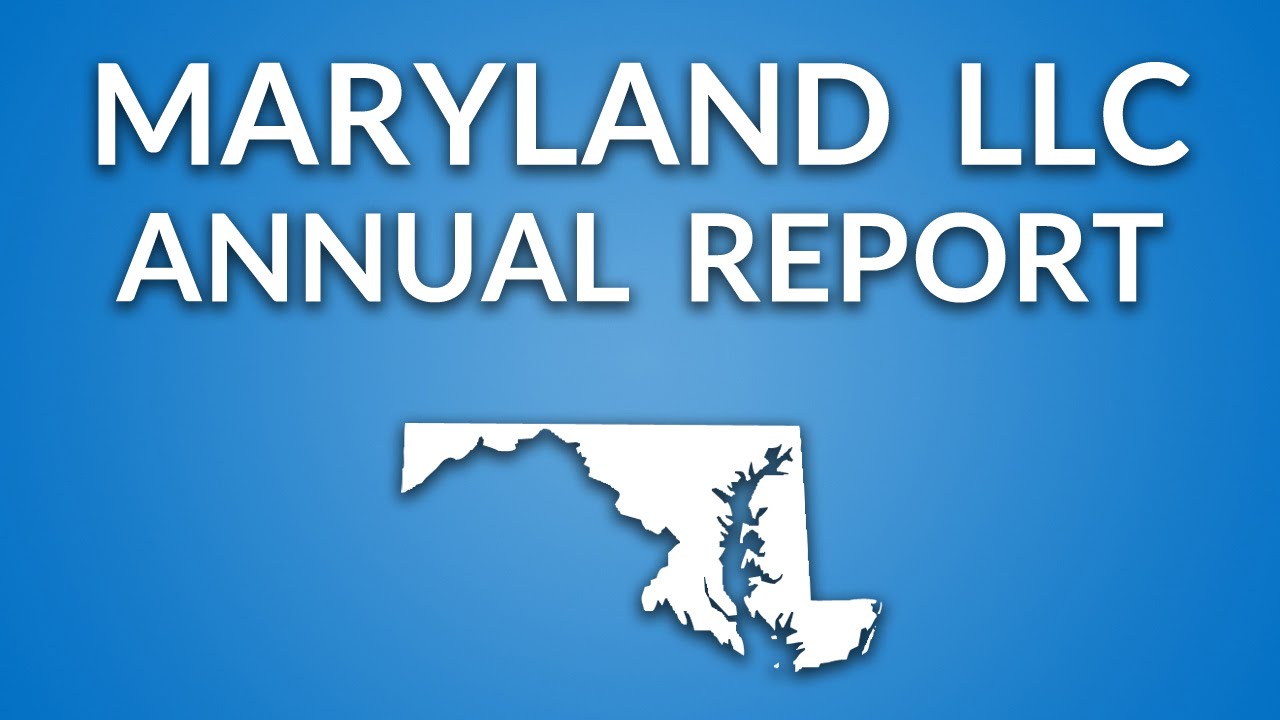 Maryland LLC - Annual Report (Personal Property Tax)