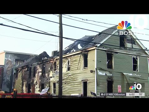 Massive fire damages 5 buildings in Lawrence