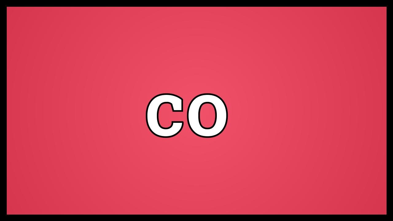 Co Meaning