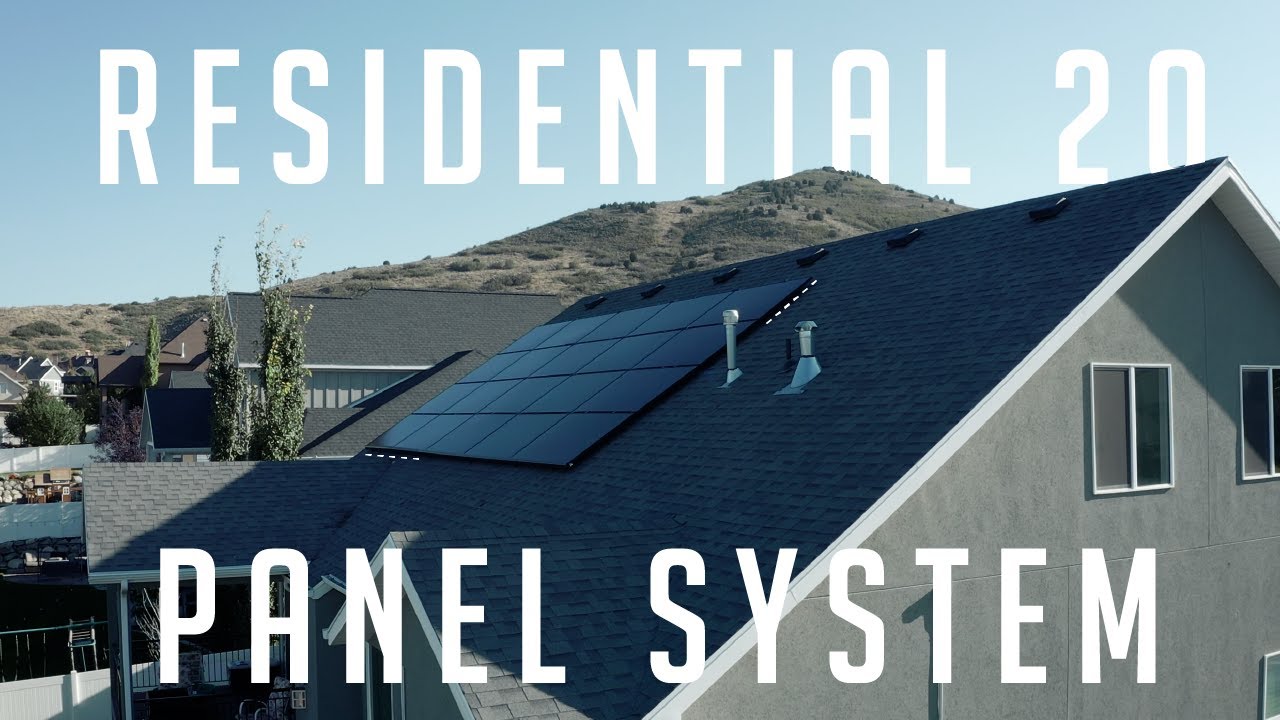 Residential 20 Solar Panel System | Blue Raven Solar