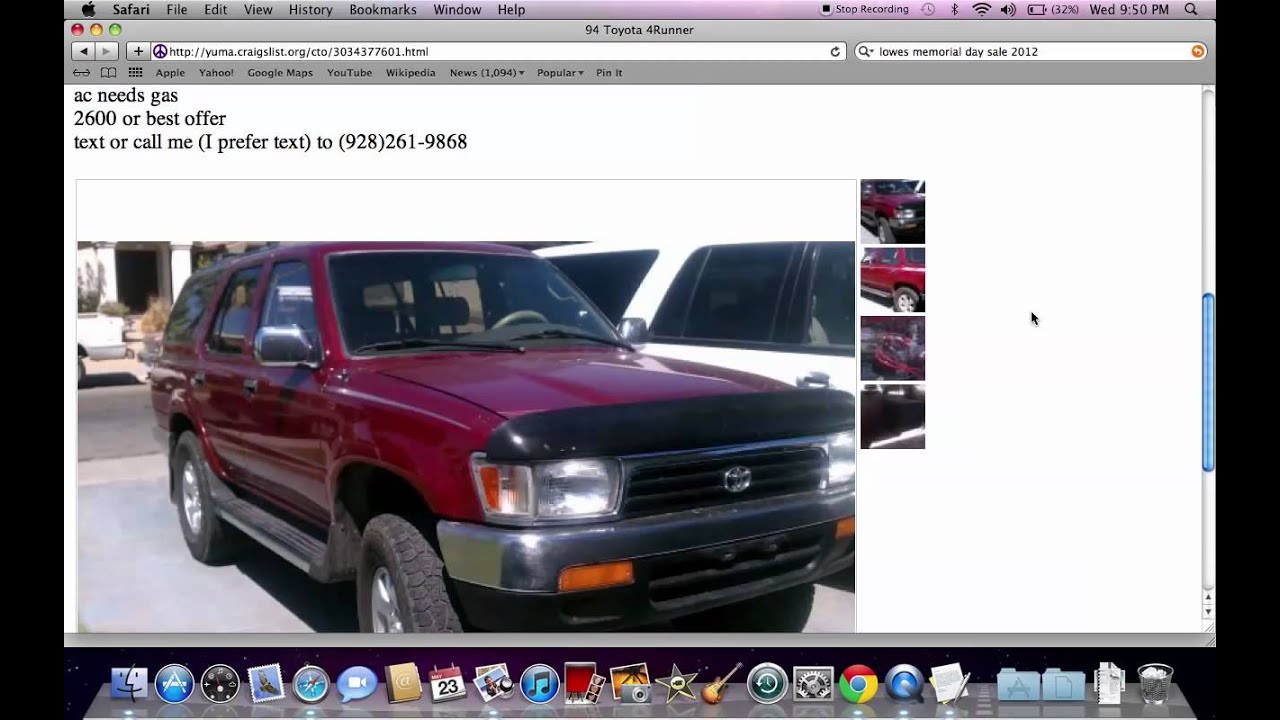 Craigslist Cars And Trucks - By Homeowner