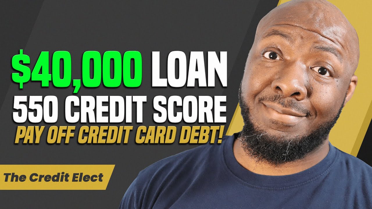 Get Out of Credi Card Debt with a 550 Credit Score | $40,000 Payoff Loan