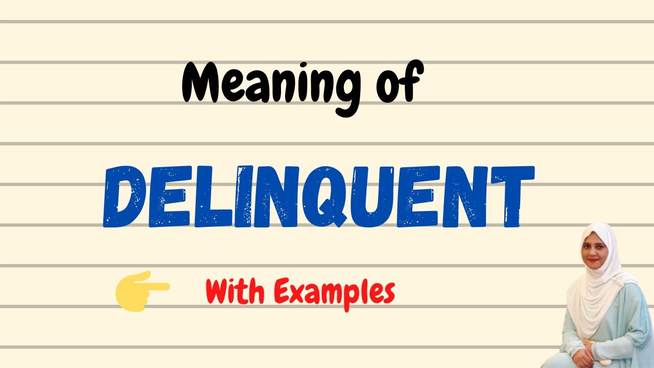 Daily vocabulary | Delinquent Meaning | Vocabgram