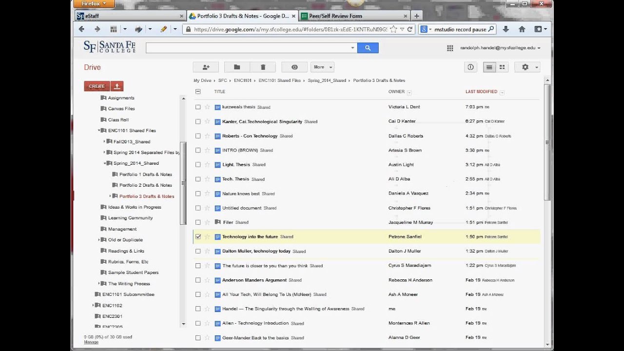 Copy eSantaFe Email