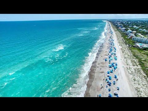 Natural Blue Water Phenomenon on Emerald Isle, NC