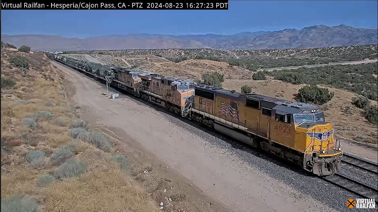 Hesperia/Cajon Pass, California, USA | Virtual Railfan LIVE !