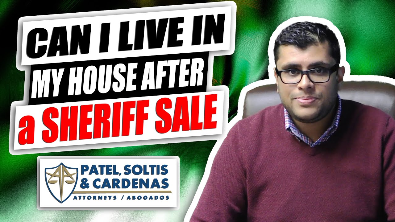 Can I live in my house after a sheriff sale? How long can I live in home after a foreclosure sale?