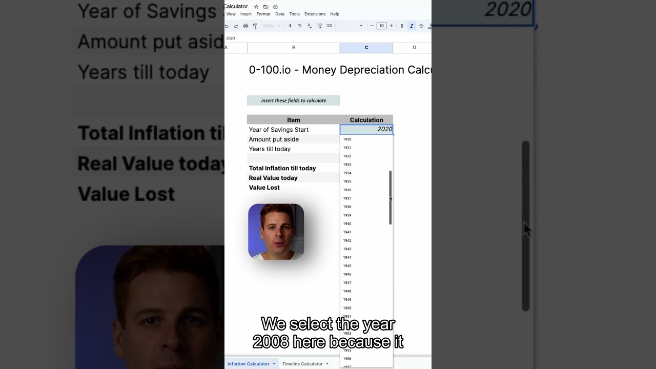 Calculate your inflation. Your money is vanishing. #financialfreedom #inflation #money #moneytips