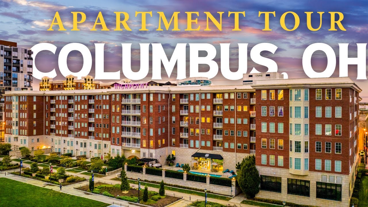 Downtown Columbus Ohio Apartment Tour at Highpoint on Columbus Commons #apartmenttour #columbusohio