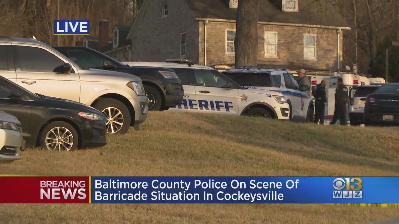 Officer suffers minor injuries in barricade situation in Cockeysville