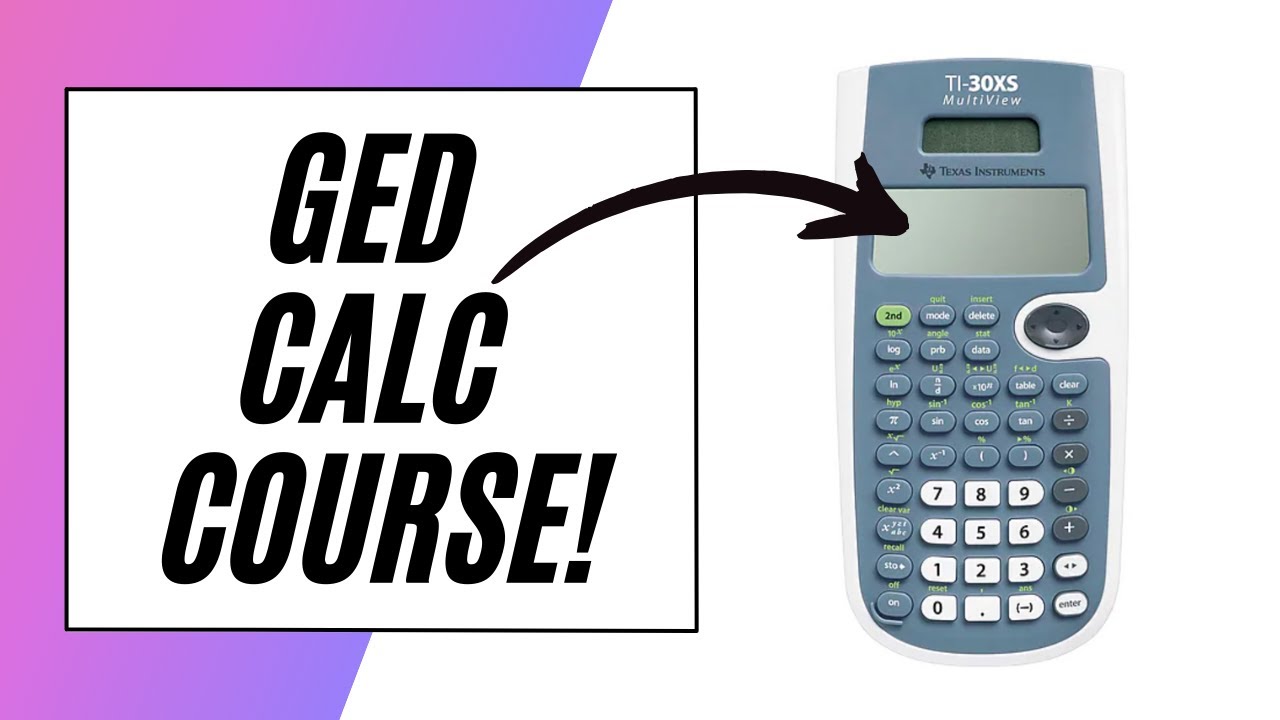 FREE GED Math Calculator Course!