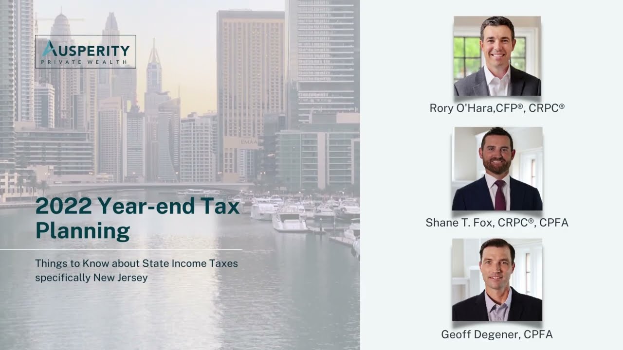 Things to Know about State Income Taxes specifically New Jersey