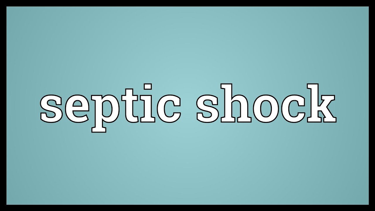 Septic shock Meaning