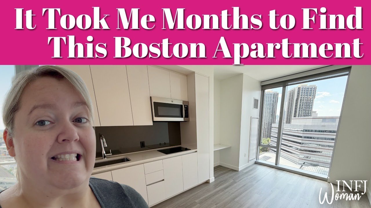 I Finally Found My Boston Apartment | 400 sq ft Boston Apartment Tour | INFJ Vlog