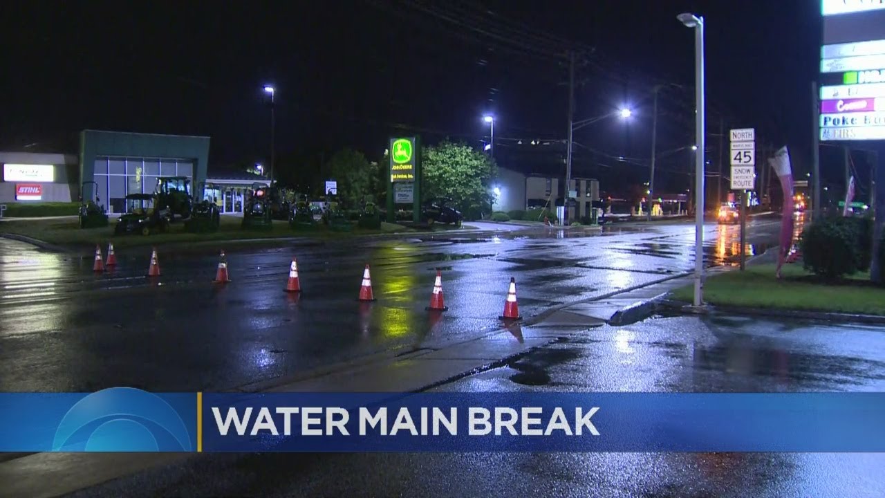Water Main Break Closes York Road In Cockeysville