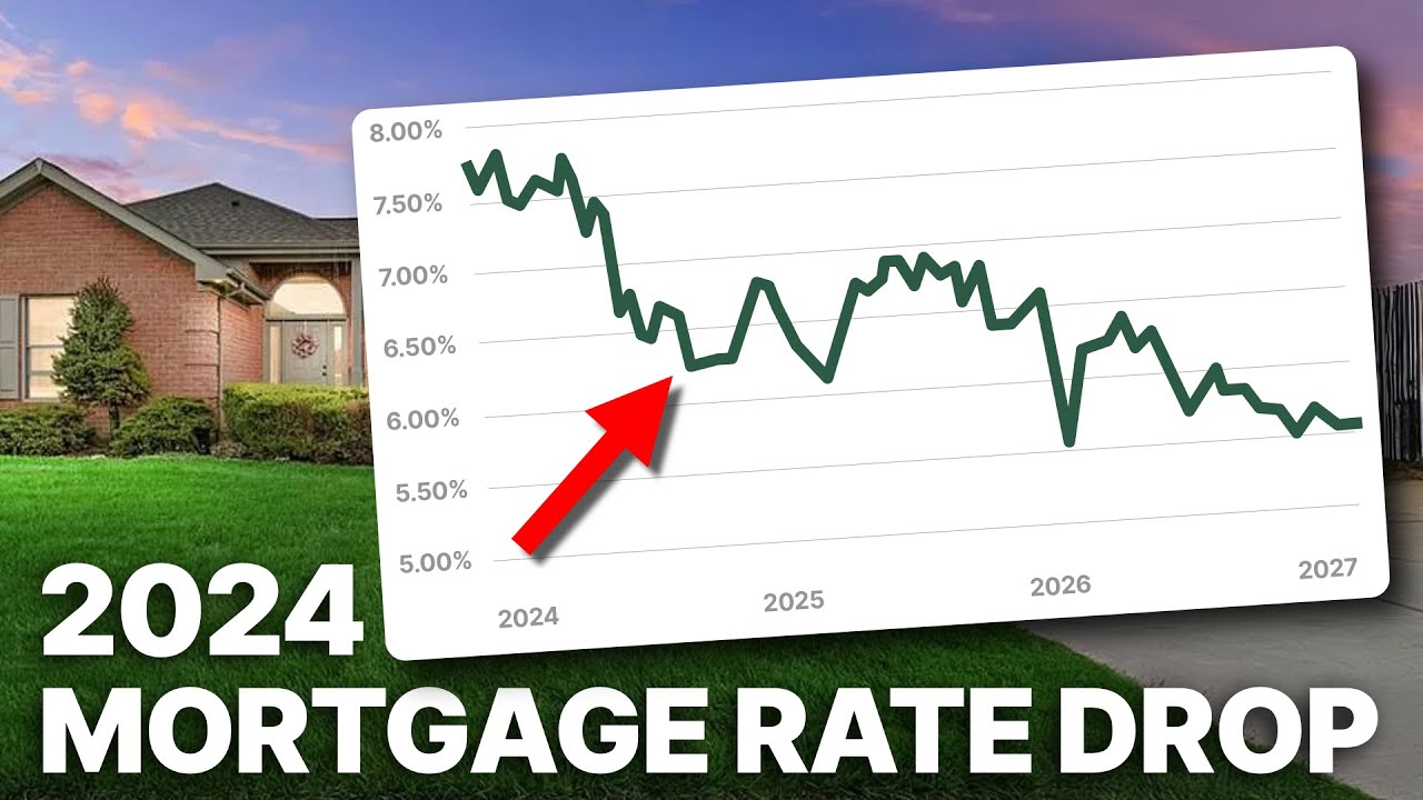 The 2024 Mortgage Rate Drop (Should You Buy Now Or Wait For Rates To Drop?)